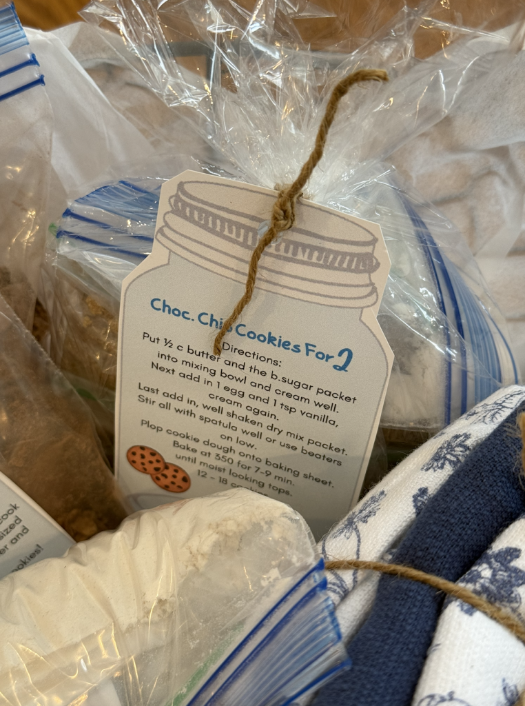 choco chip cookies ingredients bag